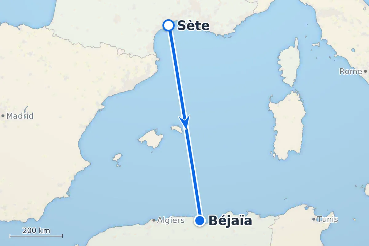 Sète - Béjaïa